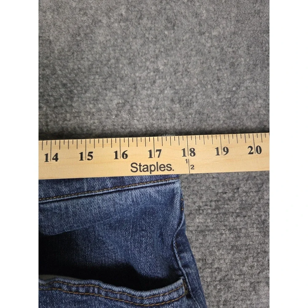 Wrangler Regular Fit Jeans Mens 36x29 Blue Denim‎ Straight Leg Stretch Comfort